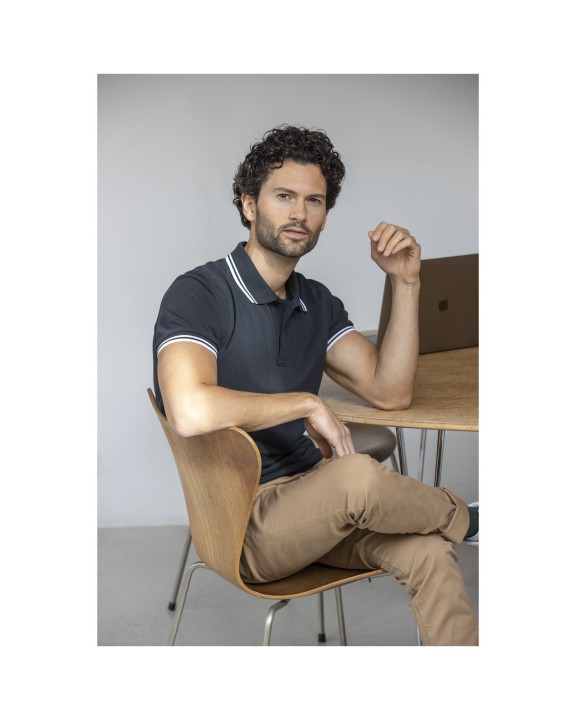 ELEVATE Amarago Polo mit abgesetztem Rand für Herren Poloshirt personalisierbar