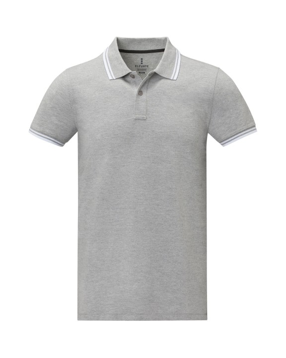 Polo personnalisable ELEVATE Polo tipping Amarago manches courtes homme