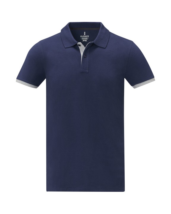 Polo personnalisable ELEVATE Polo Morgan manches courtes deux tons homme