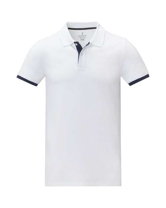 Polo personnalisable ELEVATE Polo Morgan manches courtes deux tons homme