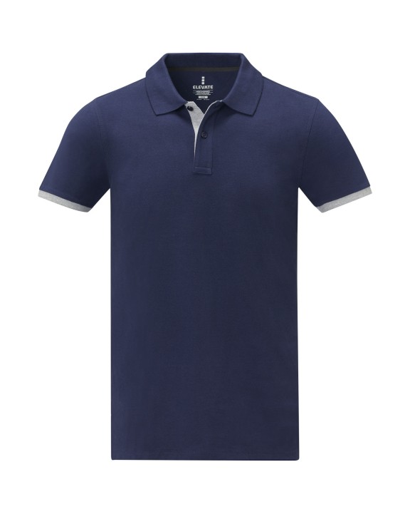 ELEVATE Morgan Polo für Herren, zweifarbig Poloshirt personalisierbar