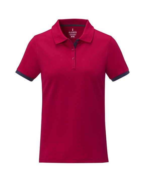 ELEVATE Morgan Polo für Damen, zweifarbig Poloshirt personalisierbar
