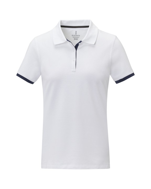 ELEVATE Morgan Polo für Damen, zweifarbig Poloshirt personalisierbar