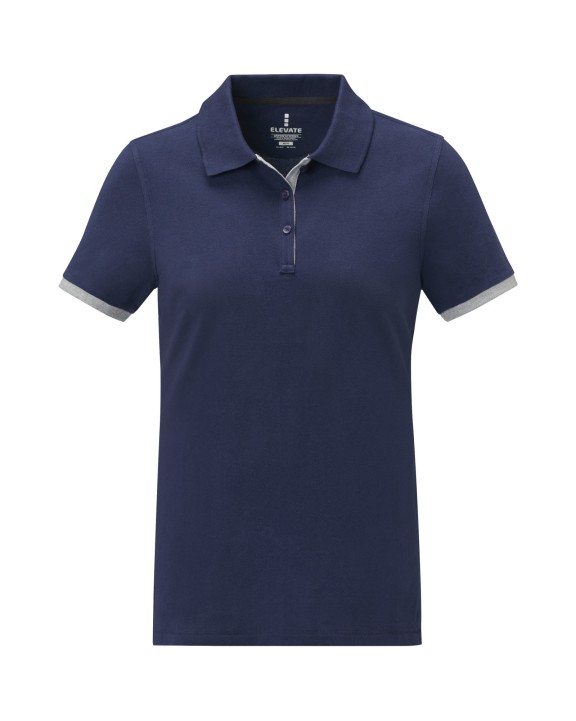 ELEVATE Morgan Polo für Damen, zweifarbig Poloshirt personalisierbar