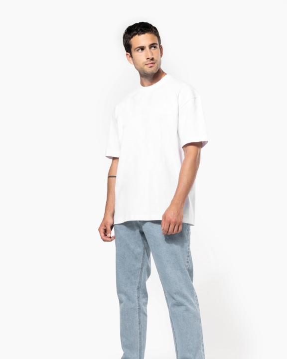 T-shirt KARIBAN Oversized T-shirt korte mouwen uniseks voor bedrukking &amp; borduring