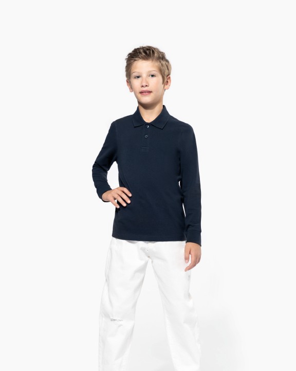 Polo personnalisable KARIBAN Polo manches longues enfant