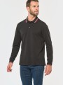 Polos à personnaliser KARIBAN Polo maille piquée manches longues homme 