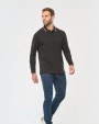 Polo personnalisable KARIBAN Polo maille piquée manches longues homme