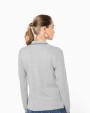 Polo personnalisable KARIBAN Polo maille piquée manches longues femme
