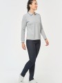 Polos à personnaliser KARIBAN Polo maille piquée manches longues femme 