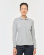 Poloshirt KARIBAN Dames polo van piquétricot met lange mouwen voor bedrukking &amp; borduring