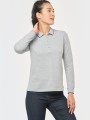 Polos à personnaliser KARIBAN Polo maille piquée manches longues femme 