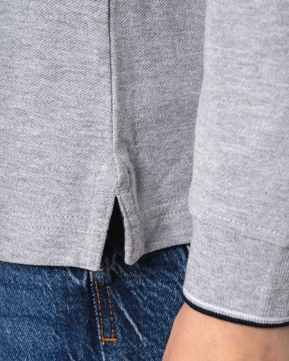 Polo personnalisable KARIBAN Polo maille piquée manches longues femme