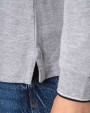 KARIBAN Langarm-Polohemd aus Piqué für Damen Poloshirt personalisierbar