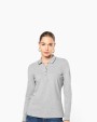 Poloshirt KARIBAN Dames polo van piquétricot met lange mouwen voor bedrukking &amp; borduring