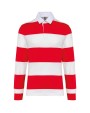 Polo personnalisable KARIBAN Polo rugby rayé manches longues unisexe