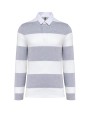 Polo personnalisable KARIBAN Polo rugby rayé manches longues unisexe
