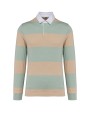 Polo personnalisable KARIBAN Polo rugby rayé manches longues unisexe