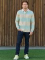 Polos à personnaliser KARIBAN Polo rugby rayé manches longues unisexe 