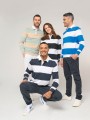 Polos à personnaliser KARIBAN Polo rugby rayé manches longues unisexe 