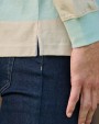 Poloshirt KARIBAN Gestreepte uniseks polo lange mouwen voor bedrukking &amp; borduring