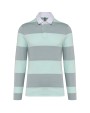 Polo personnalisable KARIBAN Polo rugby rayé manches longues unisexe