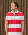 Poloshirt KARIBAN Gestreepte uniseks polo korte mouwen voor bedrukking &amp; borduring