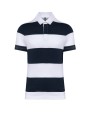 Polo personnalisable KARIBAN Polo rugby rayé manches courtes unisexe