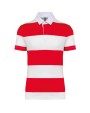 Polo personnalisable KARIBAN Polo rugby rayé manches courtes unisexe