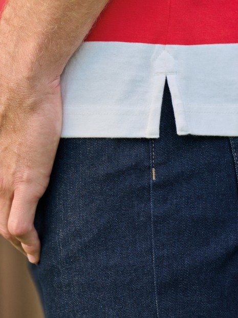 Polos à personnaliser KARIBAN Polo rugby rayé manches courtes unisexe 