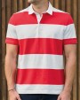 Poloshirt KARIBAN Gestreepte uniseks polo korte mouwen voor bedrukking &amp; borduring