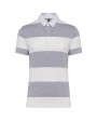 Polo personnalisable KARIBAN Polo rugby rayé manches courtes unisexe