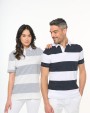 Poloshirt KARIBAN Gestreepte uniseks polo korte mouwen voor bedrukking &amp; borduring