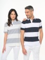 Polos à personnaliser KARIBAN Polo rugby rayé manches courtes unisexe 