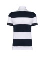 Polo personnalisable KARIBAN Polo rugby rayé manches courtes unisexe