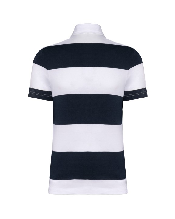 Polo personnalisable KARIBAN Polo rugby rayé manches courtes unisexe