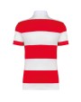 Polo personnalisable KARIBAN Polo rugby rayé manches courtes unisexe