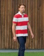 Poloshirt KARIBAN Gestreepte uniseks polo korte mouwen voor bedrukking &amp; borduring