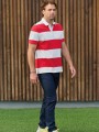 Polos à personnaliser KARIBAN Polo rugby rayé manches courtes unisexe 