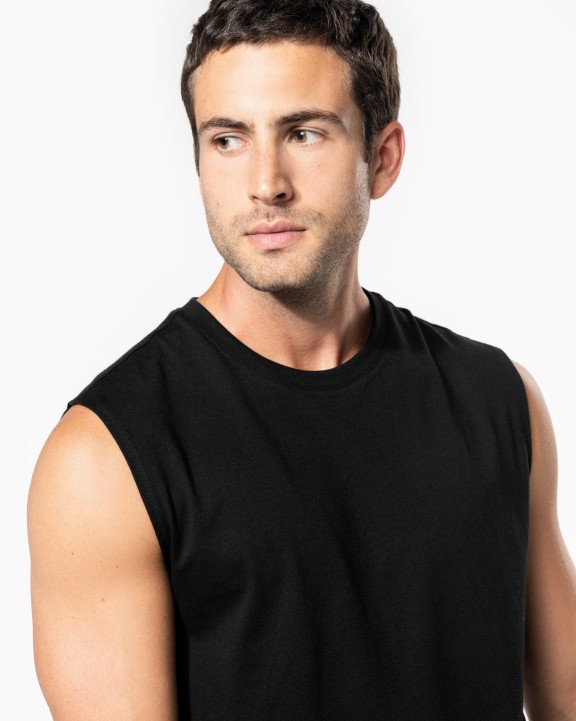 T-shirt KARIBAN Mouwloos heren T-shirt Bio 150 IC voor bedrukking &amp; borduring