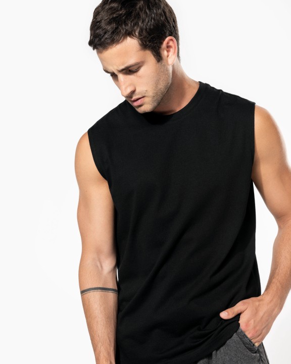 T-shirt KARIBAN Mouwloos heren T-shirt Bio 150 IC voor bedrukking &amp; borduring