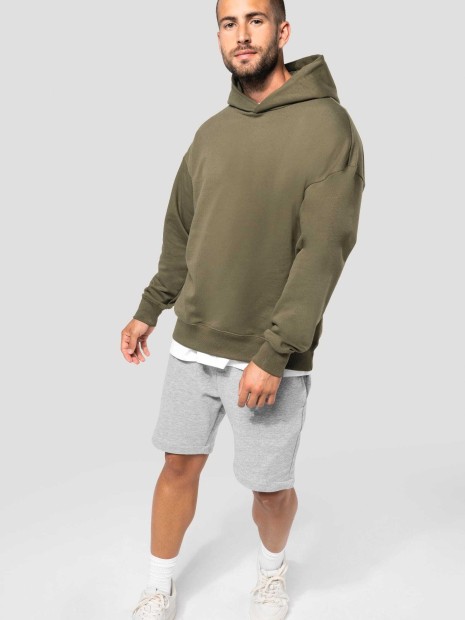 Sweat-shirts à personnaliser KARIBAN Sweatshirt à capuche molleton oversize unisexe 
