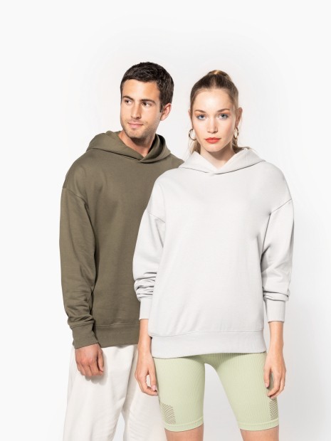 Sweat-shirts à personnaliser KARIBAN Sweatshirt à capuche molleton oversize unisexe 