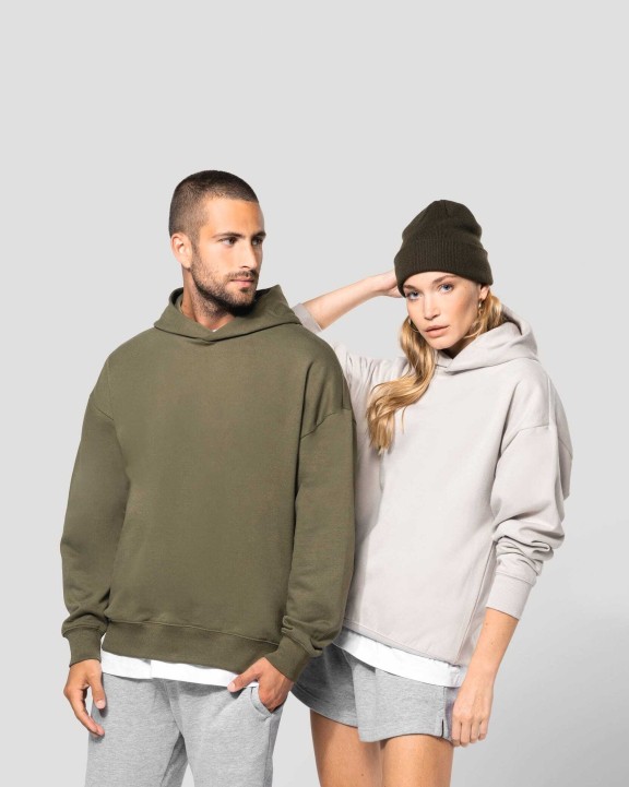 KARIBAN Kapuzensweatshirt aus Molton, Oversize, Unisex Sweatshirt personalisierbar