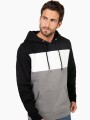 Sweat-shirts à personnaliser KARIBAN Sweat-shirt tricolore à capuche unisexe 