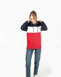 Sweater KARIBAN Driekleurige unisex sweater met capuchon voor bedrukking &amp; borduring