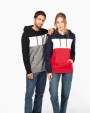 Sweater KARIBAN Driekleurige unisex sweater met capuchon voor bedrukking &amp; borduring