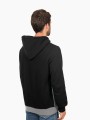 Sweat-shirts à personnaliser KARIBAN Sweat-shirt tricolore à capuche unisexe 