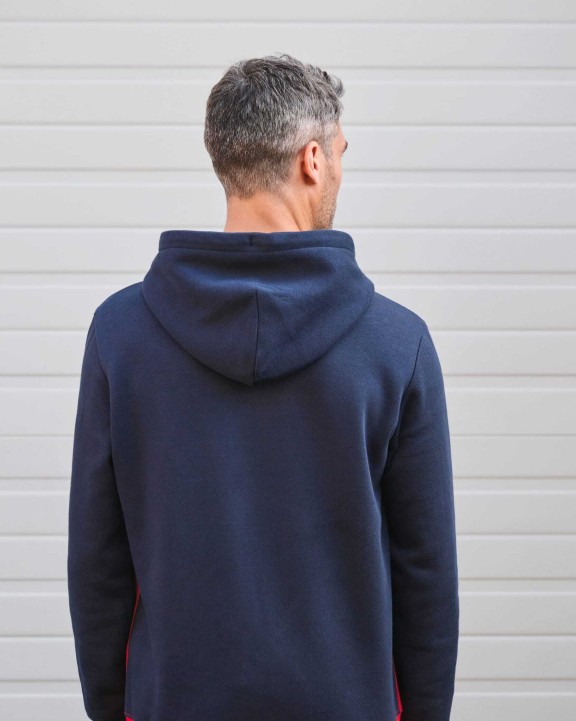 KARIBAN Dreifarbiges Kapuzensweatshirt, Unisex Sweatshirt personalisierbar