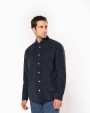Chemise personnalisable KARIBAN Chemise manches longues en velours homme